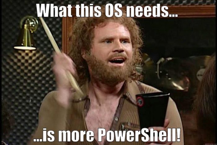Meme: Wechsel von CMD zu PowerShell